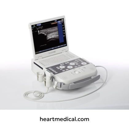 “ACUSON P300™ ultrasound system by Siemens Healthineers designed for portable diagnostic imaging and clinical applications.”