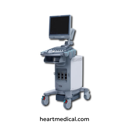 Siemens Healthineers ACUSON X600 ultrasound system with monitor, control panel, and probes on cart in clinic