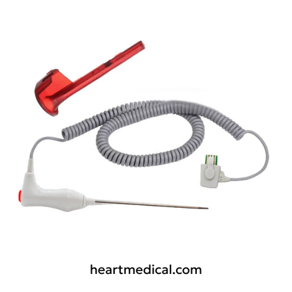 Welch Allyn original reusable 4 ft rectal temperature probe for adult and pediatric monitoring
