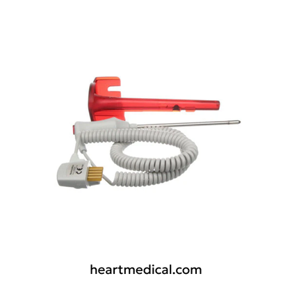 Welch Allyn original reusable 4 ft rectal temperature probe for adult and pediatric monitoring
