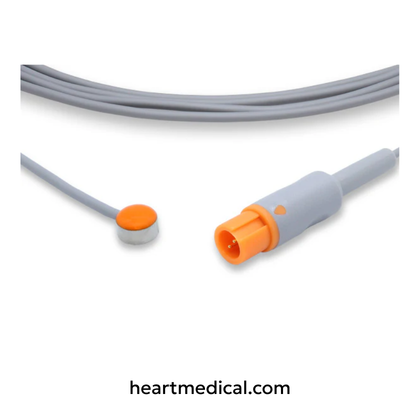 Adult Skin Sensor - Edan Compatible Reusable Temperature Probe | Heart Medical