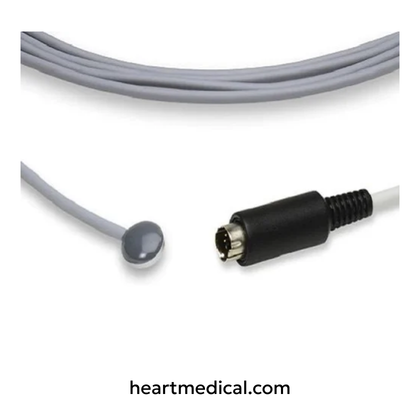 Atom compatible disposable temperature probe for neonatal and patient temperature monitoring