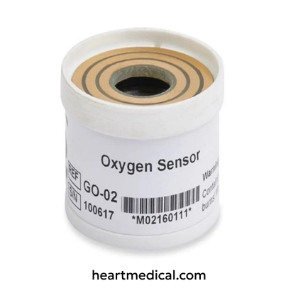 Dräger-compatible O₂ sensor for accurate oxygen monitoring in anesthesia and ventilator systems.