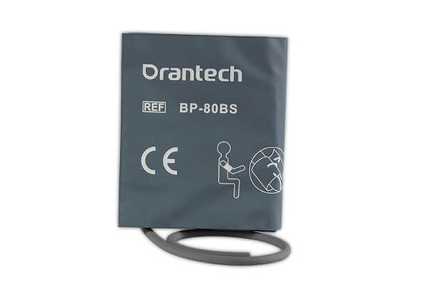 Orantech BP-80BS reusable non-invasive blood pressure (NIBP) cuff. It is used for measuring blood pressure in adults