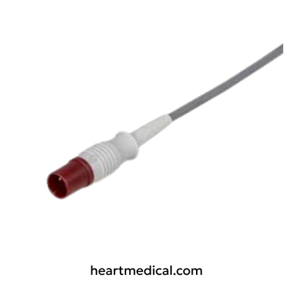 Philips compatible temperature adapter with female mono plug connector for patient monitoring systems