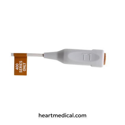 GE 400 Series single-cable temperature probe 0.5 m for patient monitoring systems
