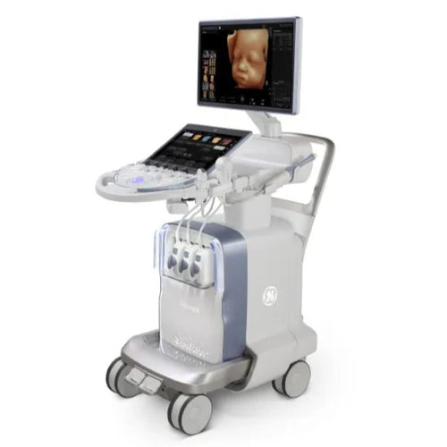 GE Voluson Expert 22 premium ultrasound system designed for high-quality women’s health imaging.
