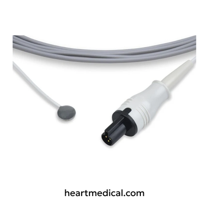 Adult Skin Sensor - Marquette Compatible Reusable Temperature Probe | Heart Medical