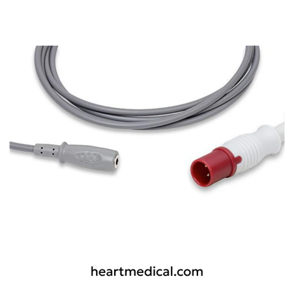 Philips compatible reusable pediatric esophageal/rectal temperature probe sensor for patient monitoring