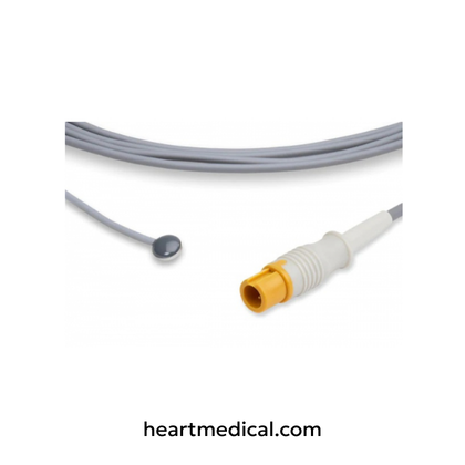 Datascope compatible reusable pediatric esophageal/rectal temperature probe for patient monitoring