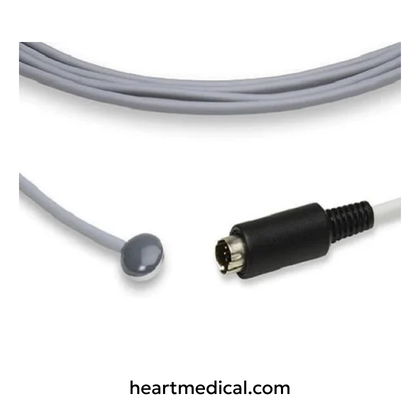 Datascope compatible reusable pediatric esophageal/rectal temperature probe for patient monitoring