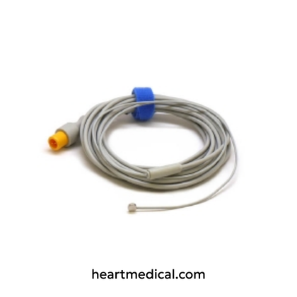 Datascope compatible reusable pediatric esophageal/rectal temperature probe for patient monitoring
