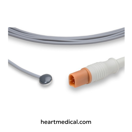 Datascope compatible reusable pediatric esophageal/rectal temperature probe for patient monitoring