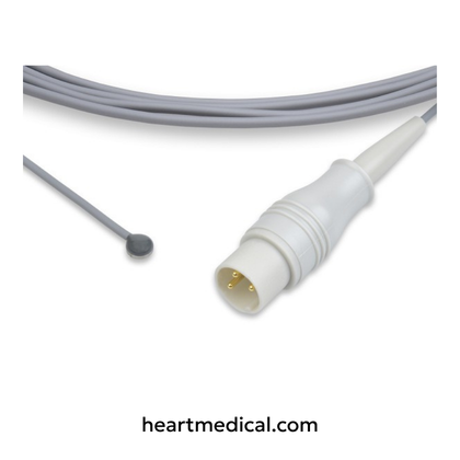 Pediatric Skin Sensor, 10 ft (3 m) - Draeger - Air Shields Compatible Reusable Temperature Probe | Heart Medical