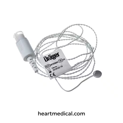 Pediatric Skin Sensor, 5 ft (1.5 m) - Draeger - Air Shields Compatible Reusable Temperature Probe | Heart Medical