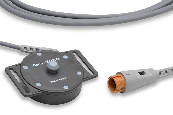 Philips compatible toco transducer for fetal monitoring