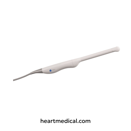“Siemens EC9-4w intra-cavity ultrasound transducer by Siemens Healthineers designed for endocavitary imaging in gynecological and urological applications.”