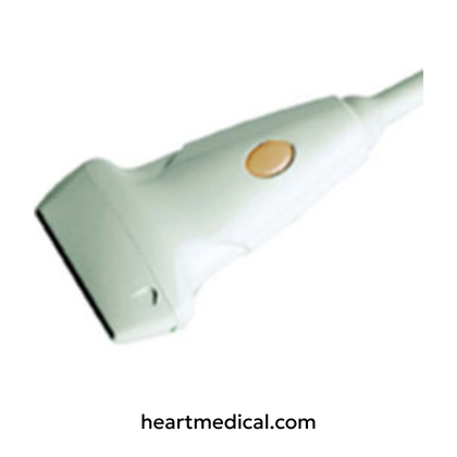 Siemens LA523 linear array ultrasound transducer by Siemens Healthineers designed for vascular, small parts, and musculoskeletal imaging applications.