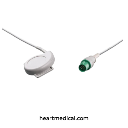 Spacelabs compatible ultrasound transducer probe for diagnostic imaging and patient monitoring applications