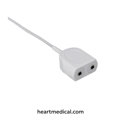 YSI 700 temperature adapter with dual female mono plug connectors for patient monitoring systems