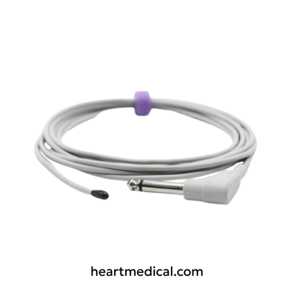 YSI compatible reusable temperature probe for patient monitoring and medical diagnostics
