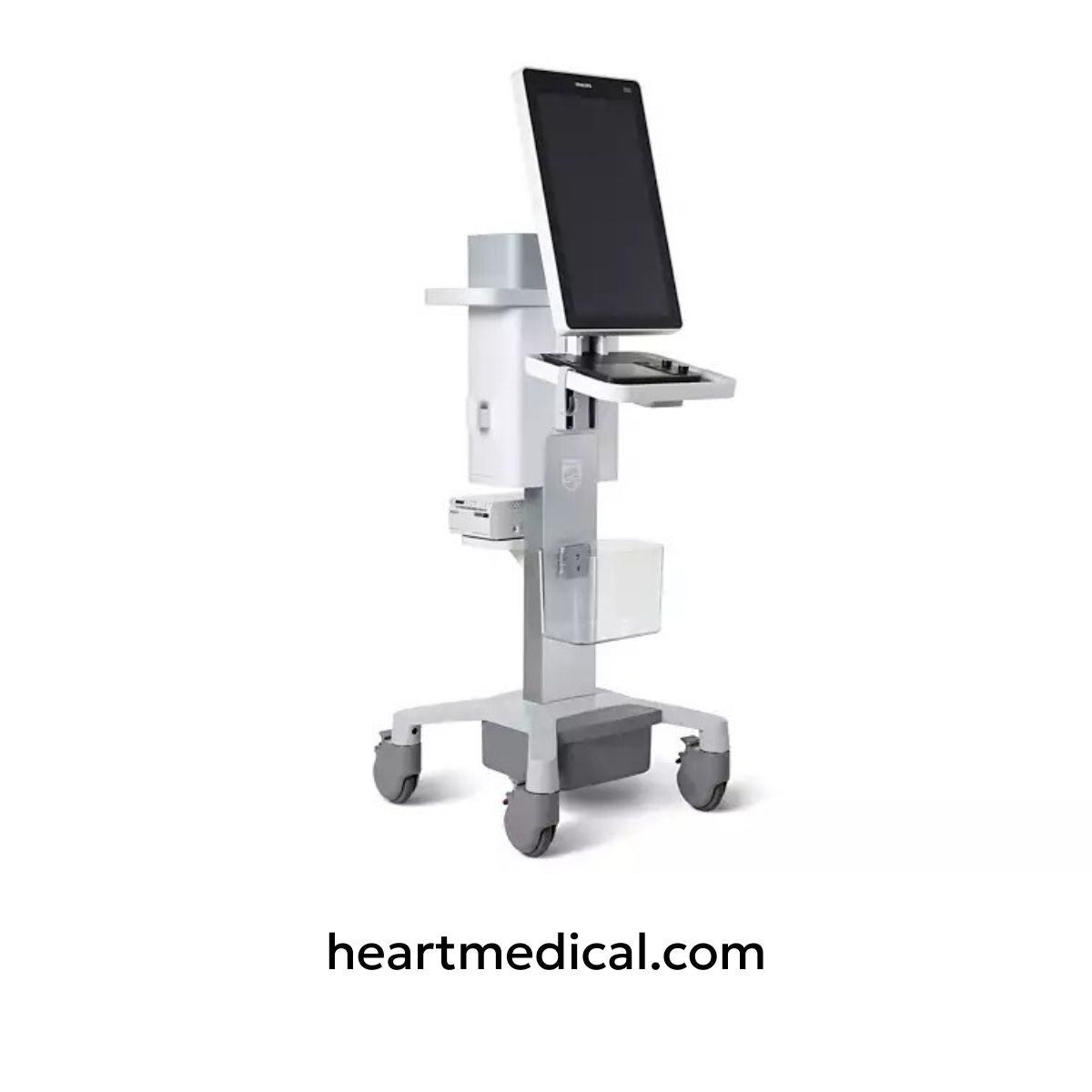 Philips Flash 5100 POC point-of-care ultrasound cart, three-quarter angle view.